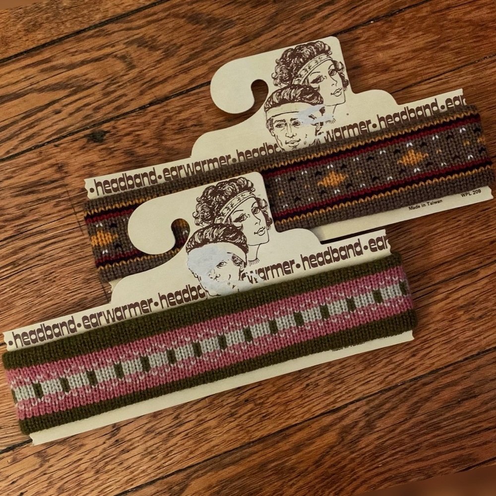 Vintage Headwarmer Bands in Original Packaging